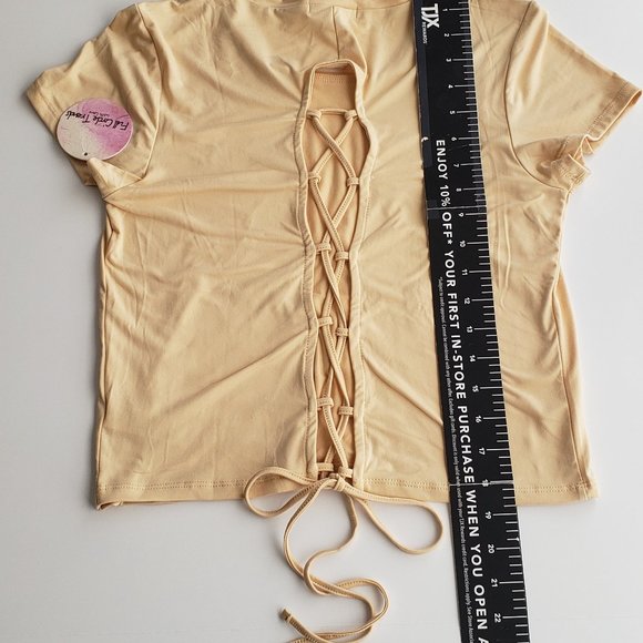 FULL CIRCLE TRENDS Tie back detail Top - Picture 7 of 8